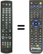 Replacement remote control RC00195P