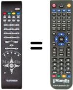 Replacement remote control Inno Hit IH22875WT