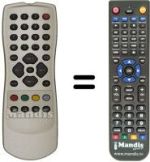 Replacement remote control Sinudyne SJ15500