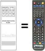 Télécommande équivalente RC2200