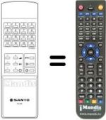 Télécommande équivalente RC305