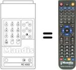 Télécommande équivalente RC4002