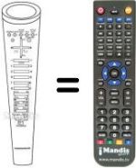 Télécommande équivalente NordMende RC4205X