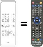 Replacement remote control RC5