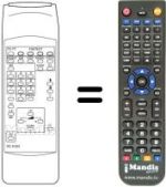 Replacement remote control RC51321