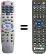 Replacement remote control RC5R