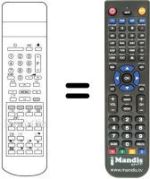Mando a distancia equivalente RC8077 / VE