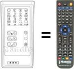 Télécommande équivalente RCIV20FACH