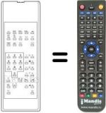 Télécommande équivalente RC-OSD