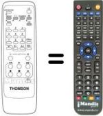 Replacement remote control Thomson T20VB12A