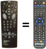 Télécommande équivalente Thomson DTH4500