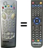 Télécommande équivalente RCT873M