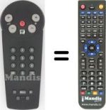 Télécommande équivalente REMCON1407