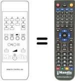 Replacement remote control Bush 2850NTXA