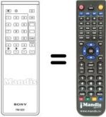Mando a distancia equivalente RM626