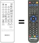 Replacement remote control Mtc RM-636