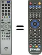 Télécommande équivalente JVC LT32DP8BG
