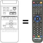 Télécommande équivalente RM-C575