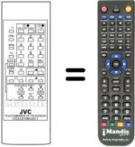 Télécommande équivalente JVC RM-C601F