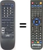 Mando a distancia equivalente JVC RM-SED452TRU