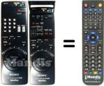 Télécommande équivalente Sony SLV-E90-TV