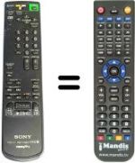 Mando a distancia equivalente Philips RMT-V166A