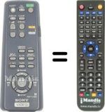 Mando a distancia equivalente Philips RMT-V256