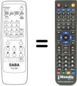 Replacement remote control REMCON1388