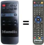 Replacement remote control Thomson REMCON876