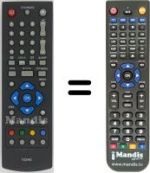 Télécommande équivalente Sharp 10240
