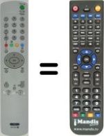 Télécommande équivalente Sony KV-29LS40K