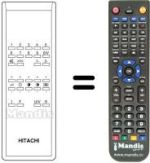 Télécommande équivalente Hitachi CPT1570