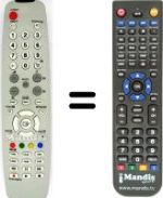 Télécommande équivalente Samsung LE32A455C1D / /XKS
