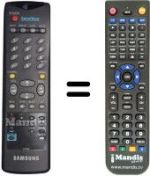 Mando a distancia equivalente Samsung AA59-00007K