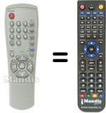 Télécommande équivalente Samsung AA59-00104J