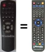 Télécommande équivalente Samsung AH59-00004B