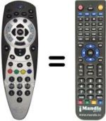 Mando a distancia equivalente Samsung MF5900301A