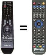Mando a distancia equivalente Samsung LE40S71B