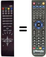 Mando a distancia equivalente RC1080