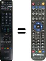 Replacement remote control Sharp LC46LE814E
