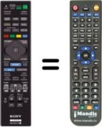 Télécommande équivalente Sony RM-ADP121