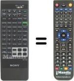 Mando a distancia equivalente RM-Y133