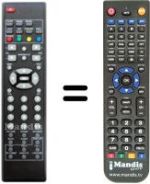 Télécommande équivalente Sunstech TLI1900T