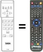 Télécommande équivalente Saba REMCON096