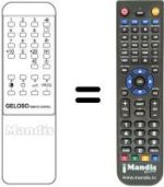 Replacement remote control Geloso G14130