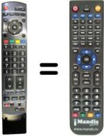 Replacement remote control REMCON579