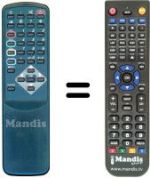 Télécommande équivalente Sagem 71NT416