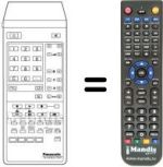 Télécommande équivalente Panasonic TNQ8E0422