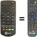 Replacement remote control REMCON1310
