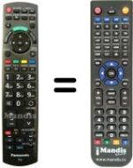 Replacement remote control REMCON209